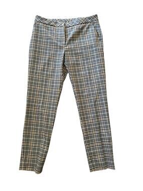 Golfino Plaid Check Women’s Golf Pants Size‎ 10 L EU 46 Tartan Stretch Trousers